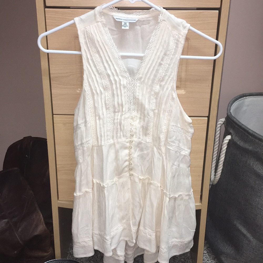 Cream tank top from American Eagle!